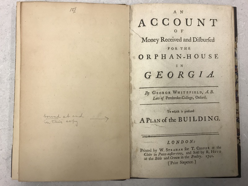 An Accountof money Received and Disbursed for the Orphan-House in Georgia.jpg